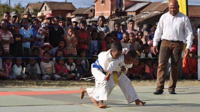 Le championnat National de Judo Club In School a eu lieu à Antsirabe