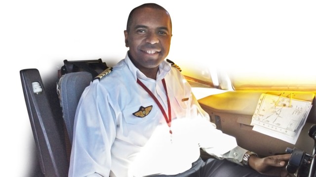 Eric Cassam, pilote de ligne chez Air Madagascar