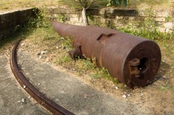 Les fortifications de la Baie de Diego Suarez : Les canons G de 19 cm Modèle 1875-76