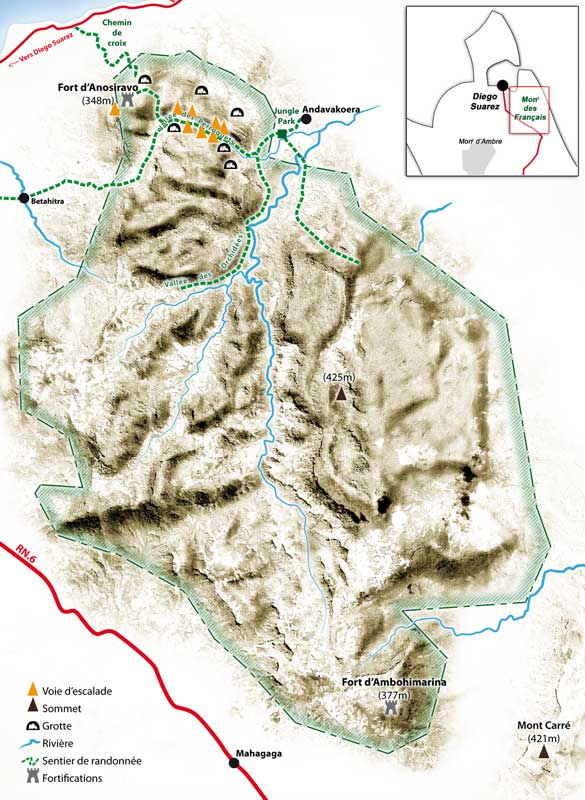 Carte Touristique De La Montagne Des Francais