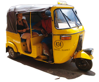 Taxi-moto de Diego Suarez