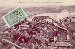 La Direction de l'Artillerie après le cyclone de 1912