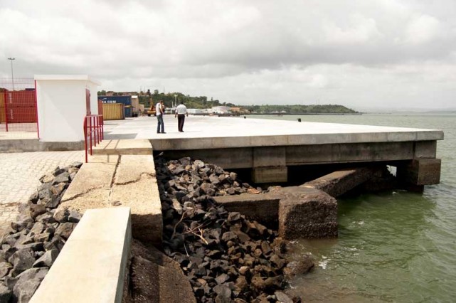 Le Quai du Port de DIego Suarez après rénovation