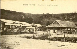 Orangéa après les cyclone de 1905