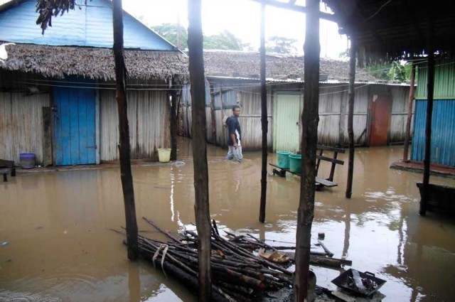 Inondations à Dar-Es-Salam, Nosy Be, le 28/01/2012