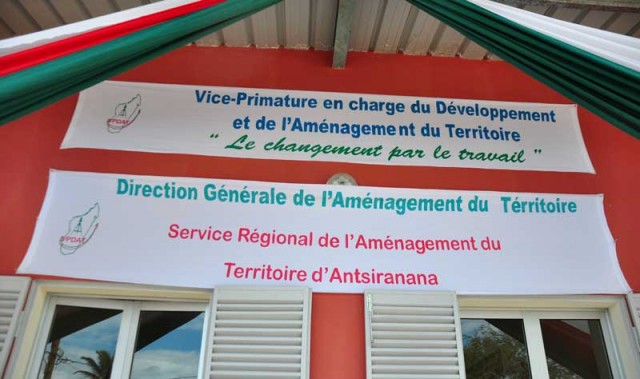Les nouveaux locaux des services de l'Aménagement du Territoire à Antsiranana