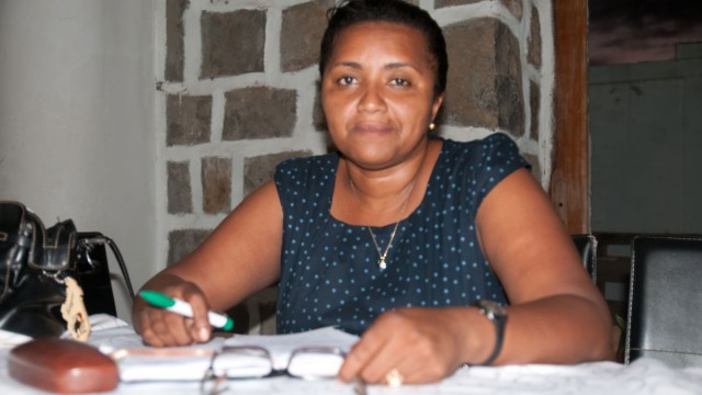 Irène Miarambola Landephine, maire par intérim de la ville d'Antsiranana