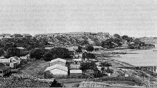 La vile basse et le quartier militaire en 1893
