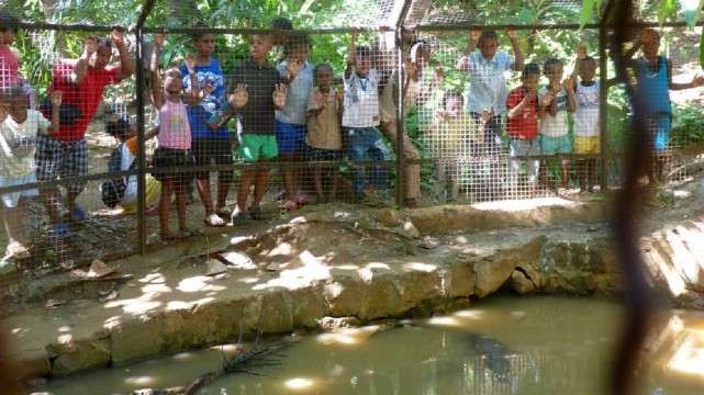 L'ONG Maison de Sagesse a emmené les enfants en situation de handicap de la ville de Diego Suarez visiter le Jardin Tropical