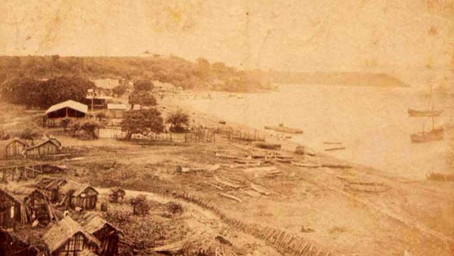 La plage d’Antsirane en 1886 