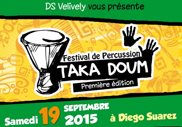 Le grand concert de clôture du  Taka Doum Festival se déroulera le samedi 19 septembre à partir de 19h au Centre culturel Kolotsaina Troupe de Choc (Fokontany Soafeno). Venez nombreux bouger au rythme des percussions, c’est gratuit !