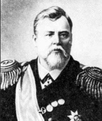 Amiral Felkersam, qui a dirigé l’escadre Russe passée par le Canal de Suez