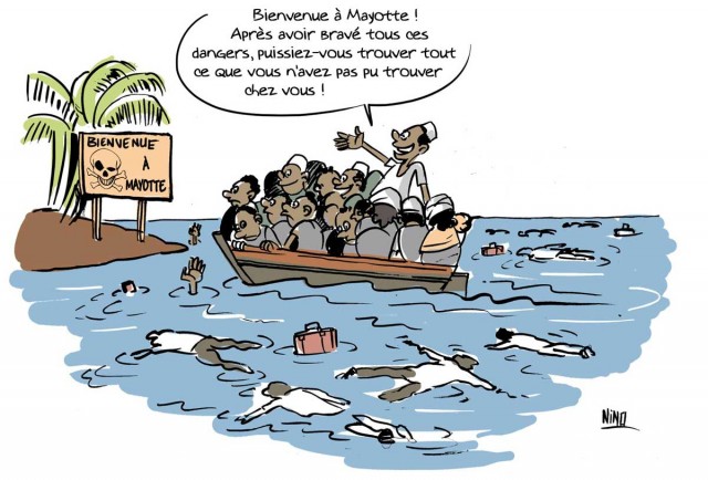 Le dessin de Nino : « Bienvenue à Mayotte »