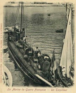 Un torpilleur de la Marine française