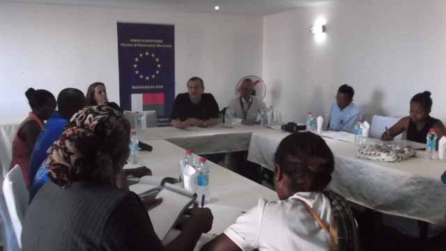 La mission présente dans la région de DIANA (MOE UE) a tenu une conférence de presse