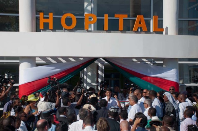 Inauguration de l'hôpitaly manara-penitra d'Antsiranana par le Président de la Transition Andry Rajoelina